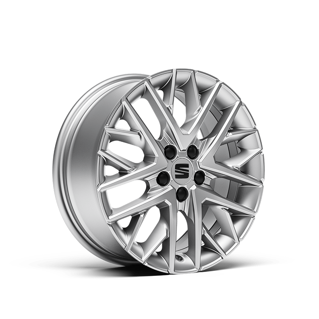 SEAT Ibiza xc design 16 inch brilliant silver alloy wheels