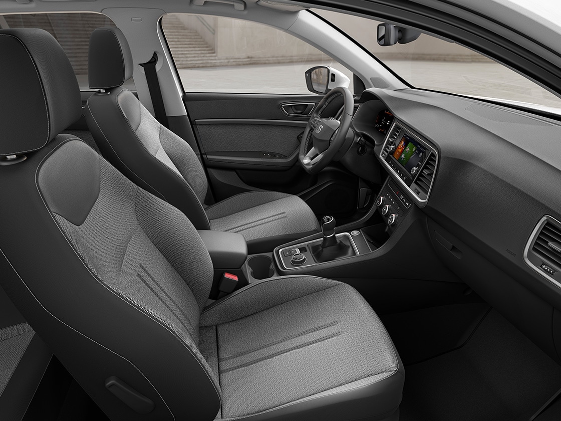 minimalistic cloth seats for ateca style.