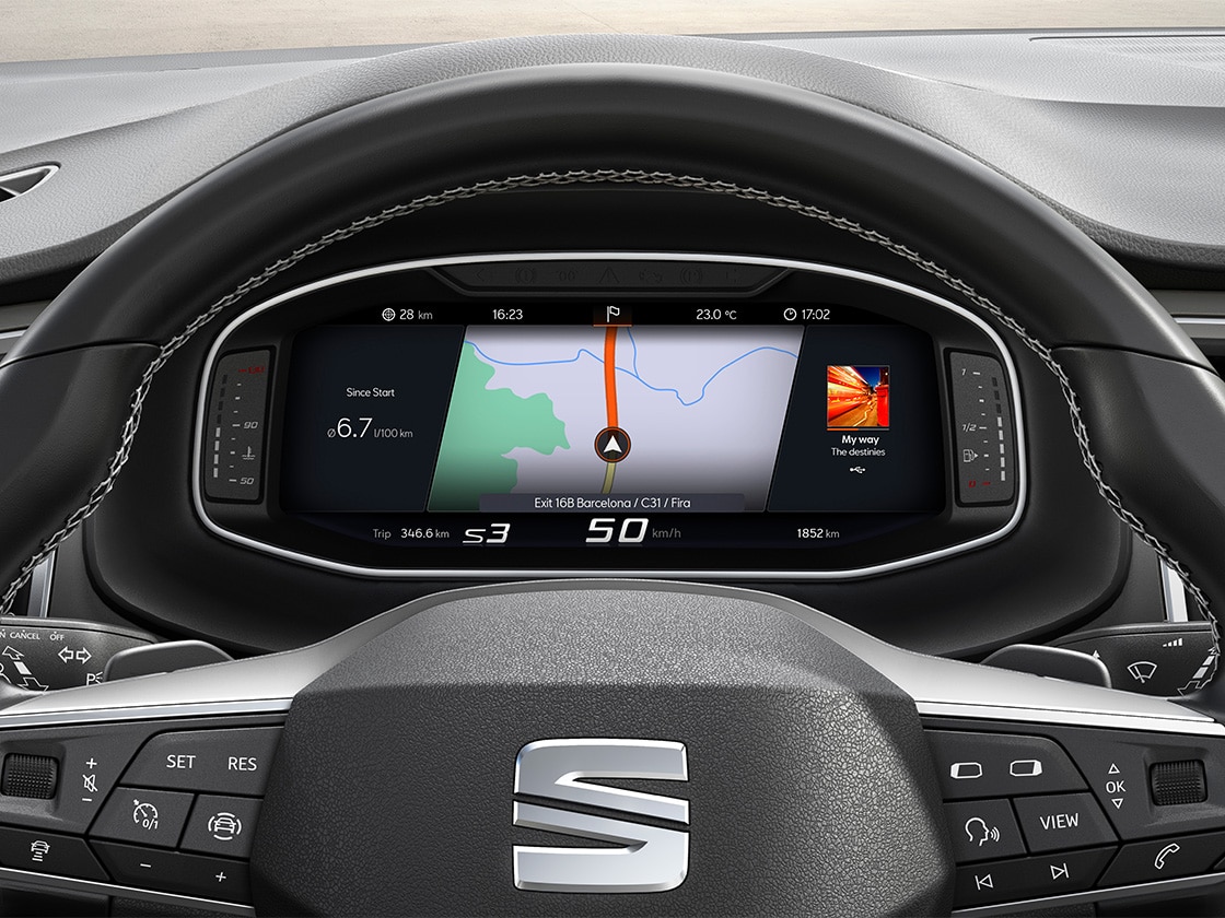 digital cockpit close-up. This feature enhance access and visibility.