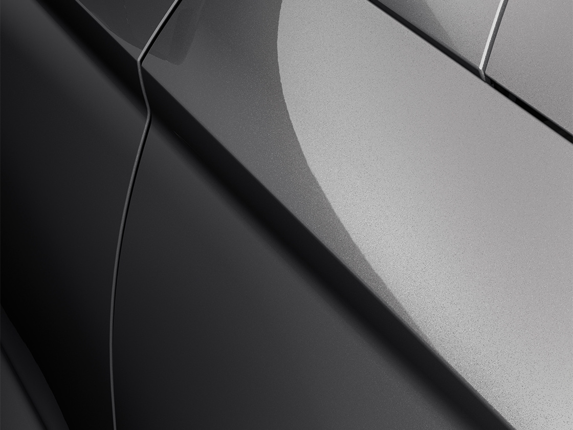seat ateca graphite grey tone with metallic finish, close-up