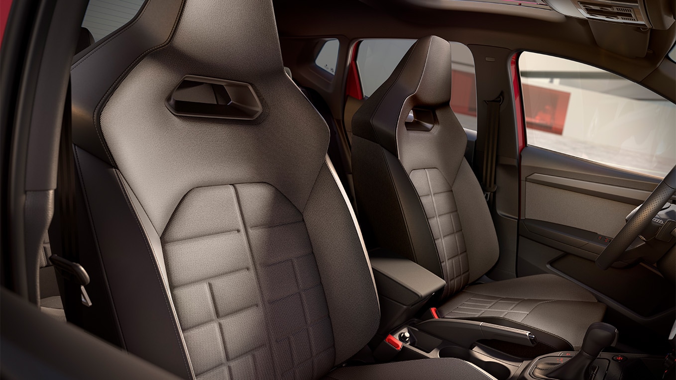 Bucket seats featured in the seat ibiza.  Bucket seats featured in the seat ibiza.