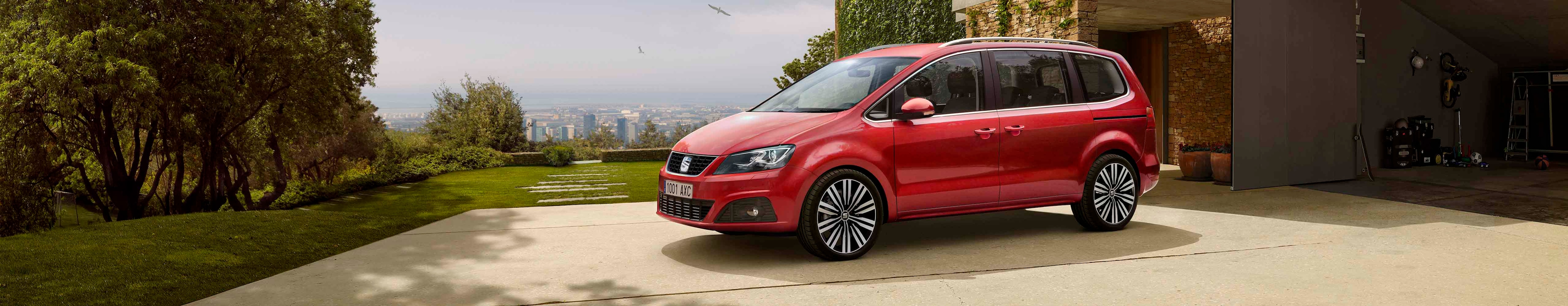 romance red seat alhambra car