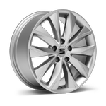 Dynamic 17" Brilliant Silver Alloy Wheels