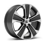 Dynamic 17" Nuclear Grey Machined Alloy Wheels 