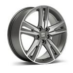 Performance 18" Cosmo Grey Machined Alloy Wheels