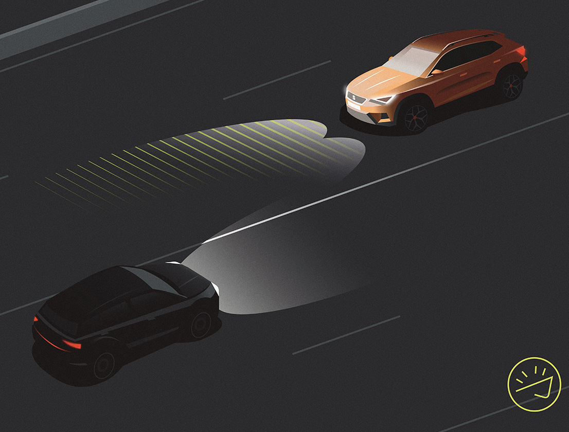 seat high beam assist car safety feature