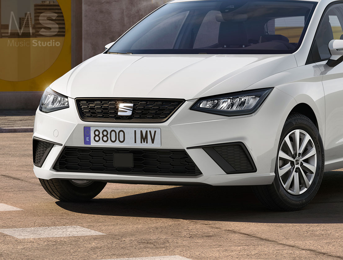 seat ibiza reference colour candy white eco led headlights