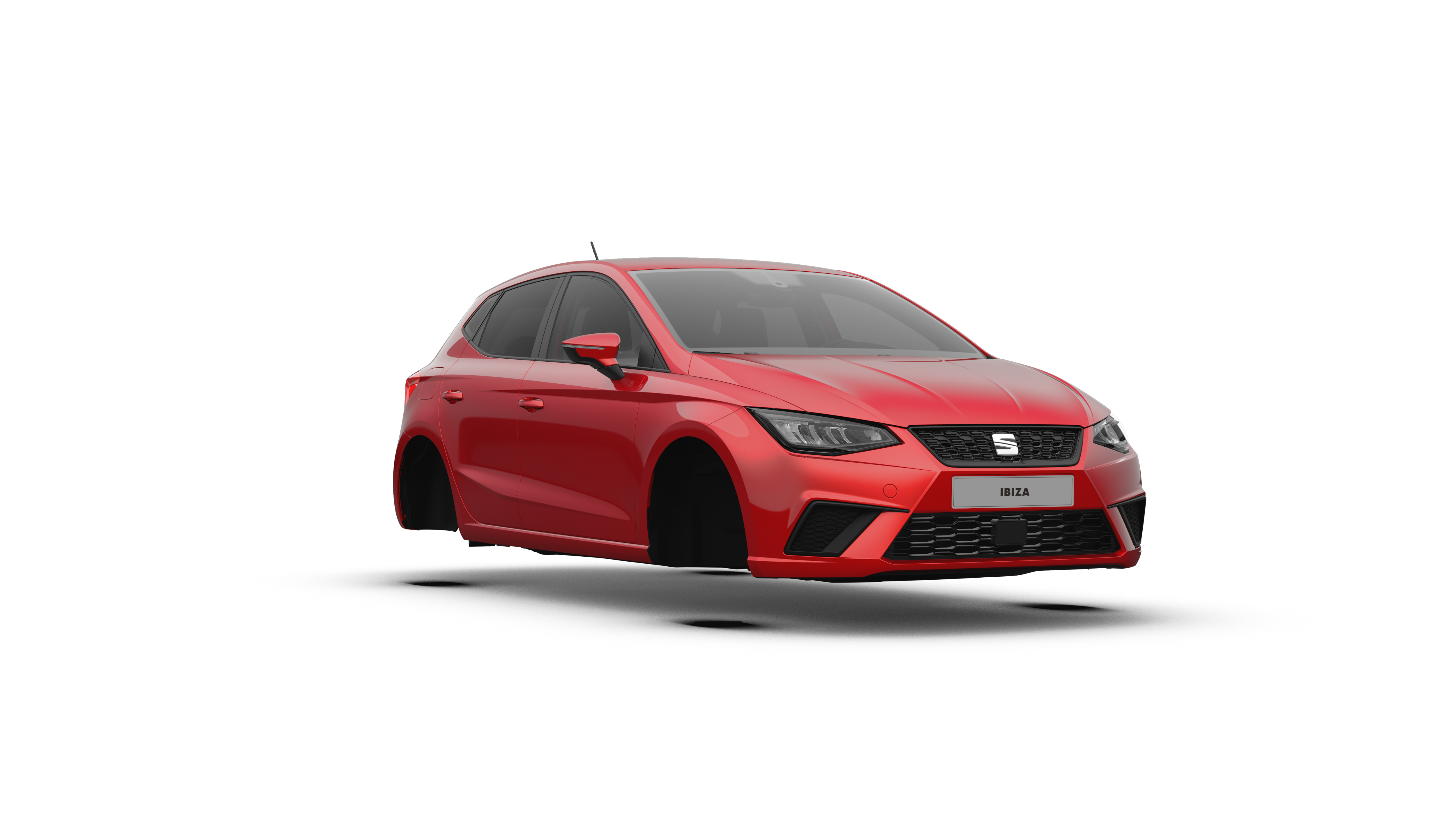 seat ibiza style colour red desire