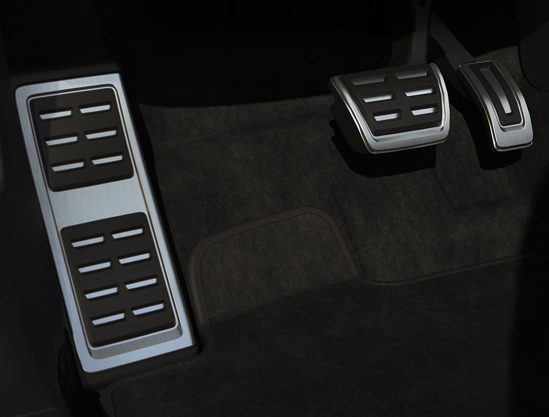 The SEAT Tarraco aluminium pedals