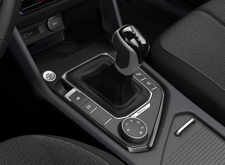Gear stick view in the SEAT Tarraco Style
