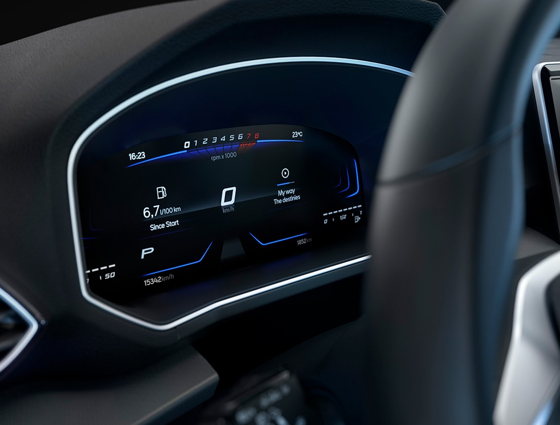 SEAT Tarraco 8" Digital Cockpit with Multicolour Ambient Light