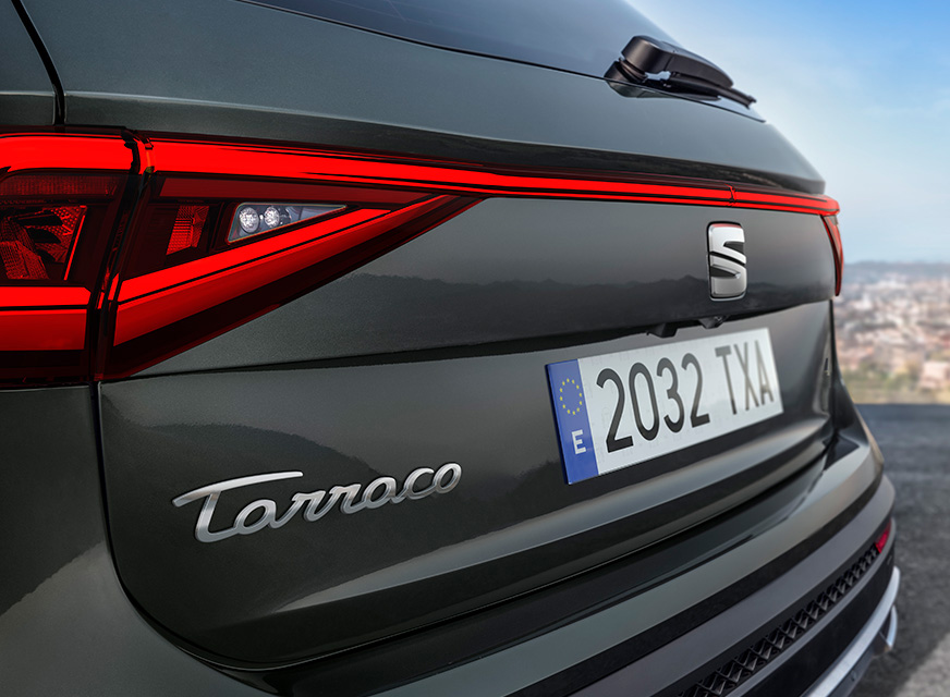 Rear view of the new SEAT Tarraco XPERIENCE