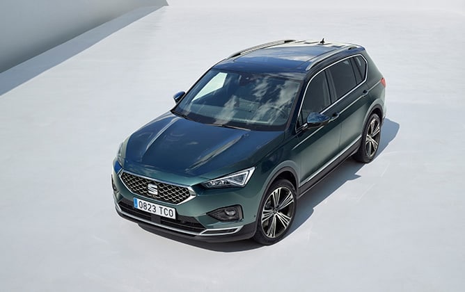 SEAT Tarraco overhead angle