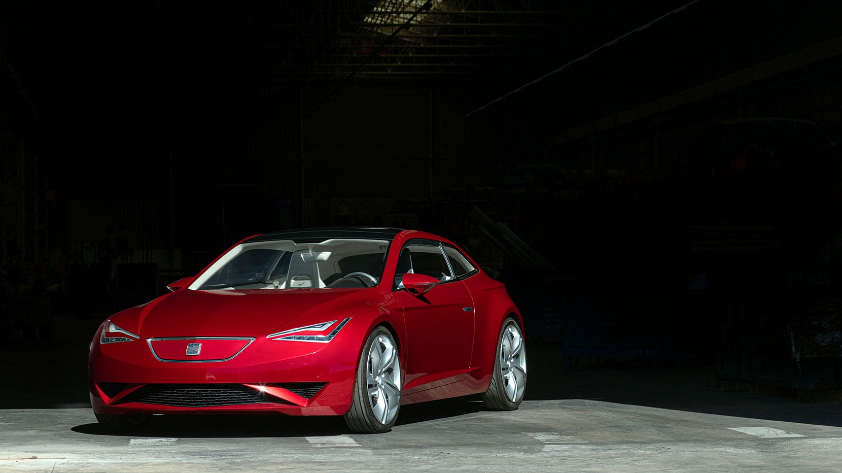 Five concept cars red front