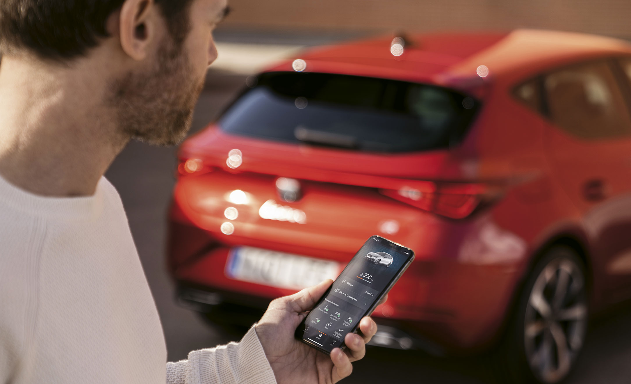 seat leon connect features remote locking and unlocking