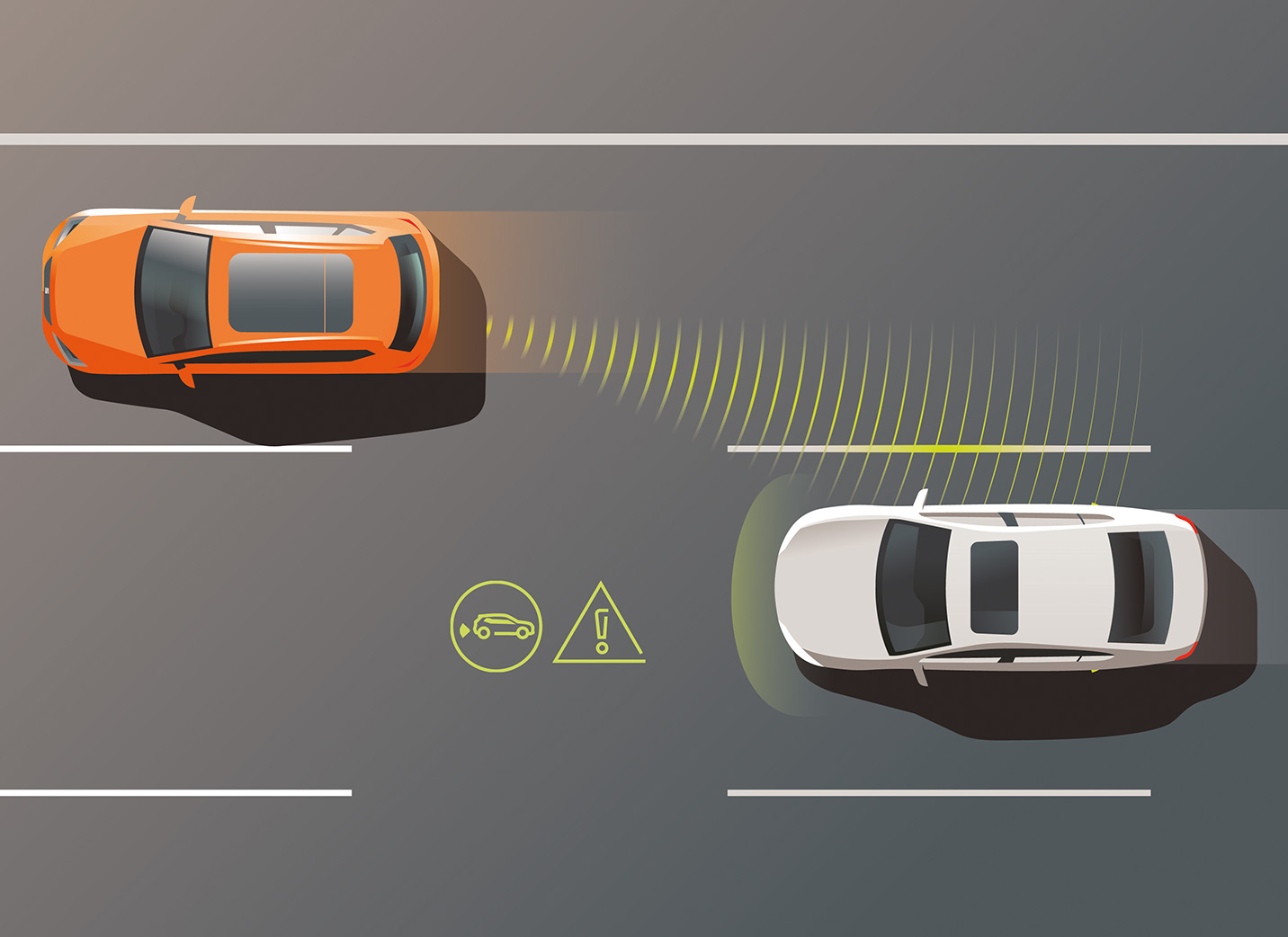 SEAT car side assist blind spot detection feature 