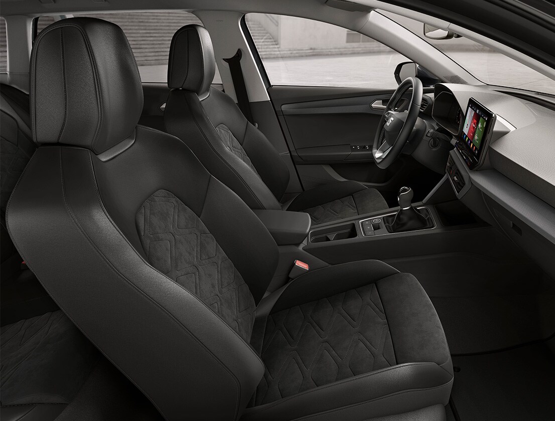 interior view of seat´s high quality seats