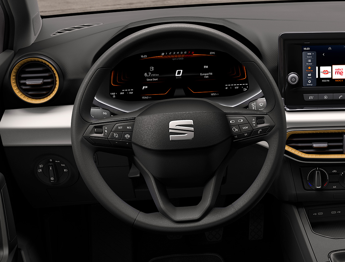 seat ibiza reference multifunction steering wheel