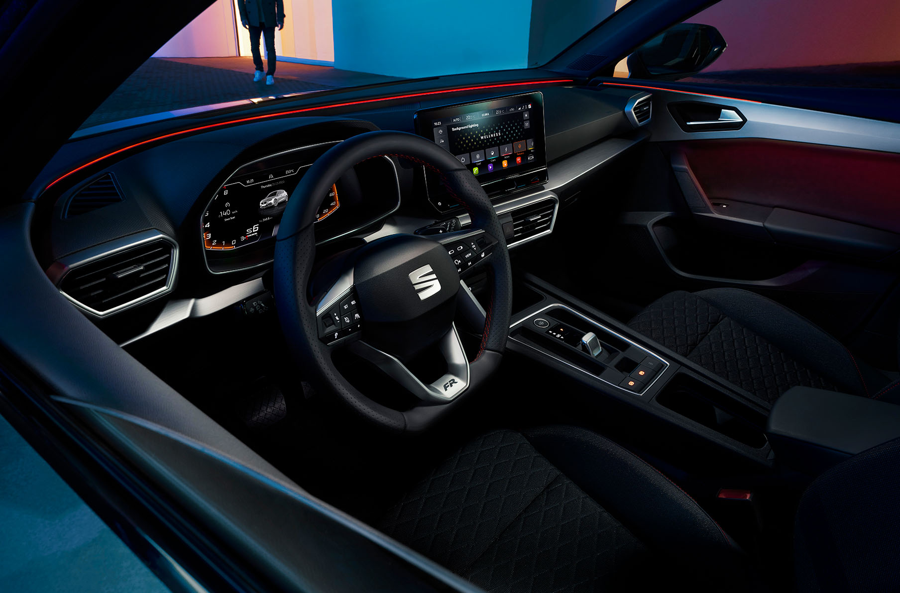 seat leon interior led ambient lighting