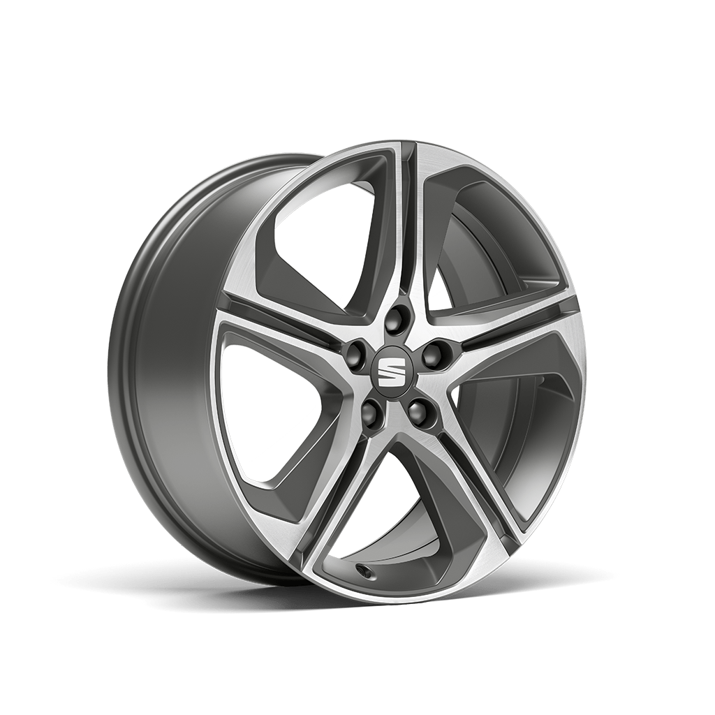 Performance 18″ Cosmo Grey Machined Alloy