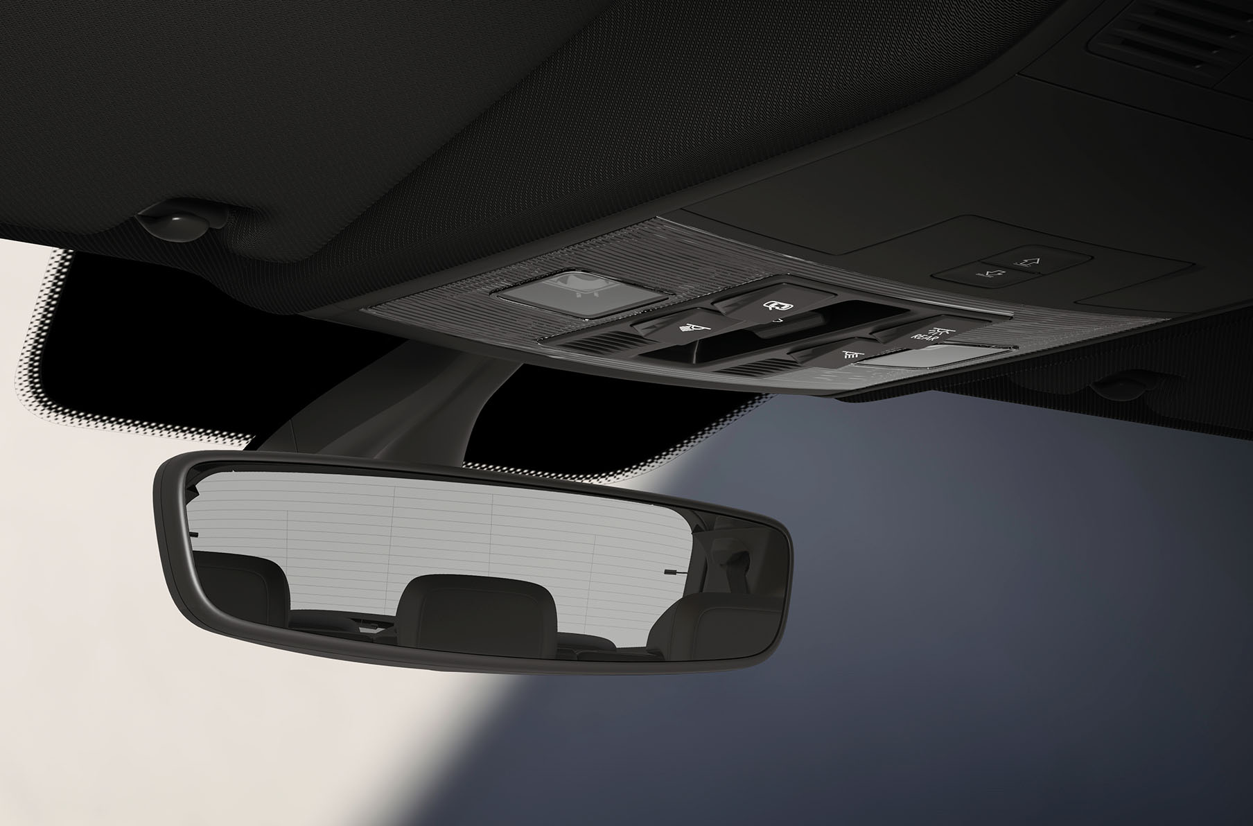 The SEAT Tarraco XPERIENCE auto-dimming rear view mirror