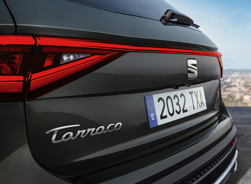 Rear view of the SEAT Tarraco XPERIENCE