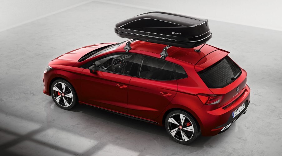 Black Cross Bars For Roof Rails To Fit Seat Ateca 100KG Lockable 2016+