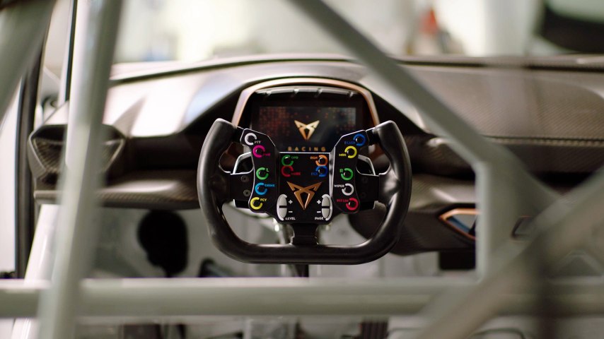 CUPRA e-Racer gears up for competition.