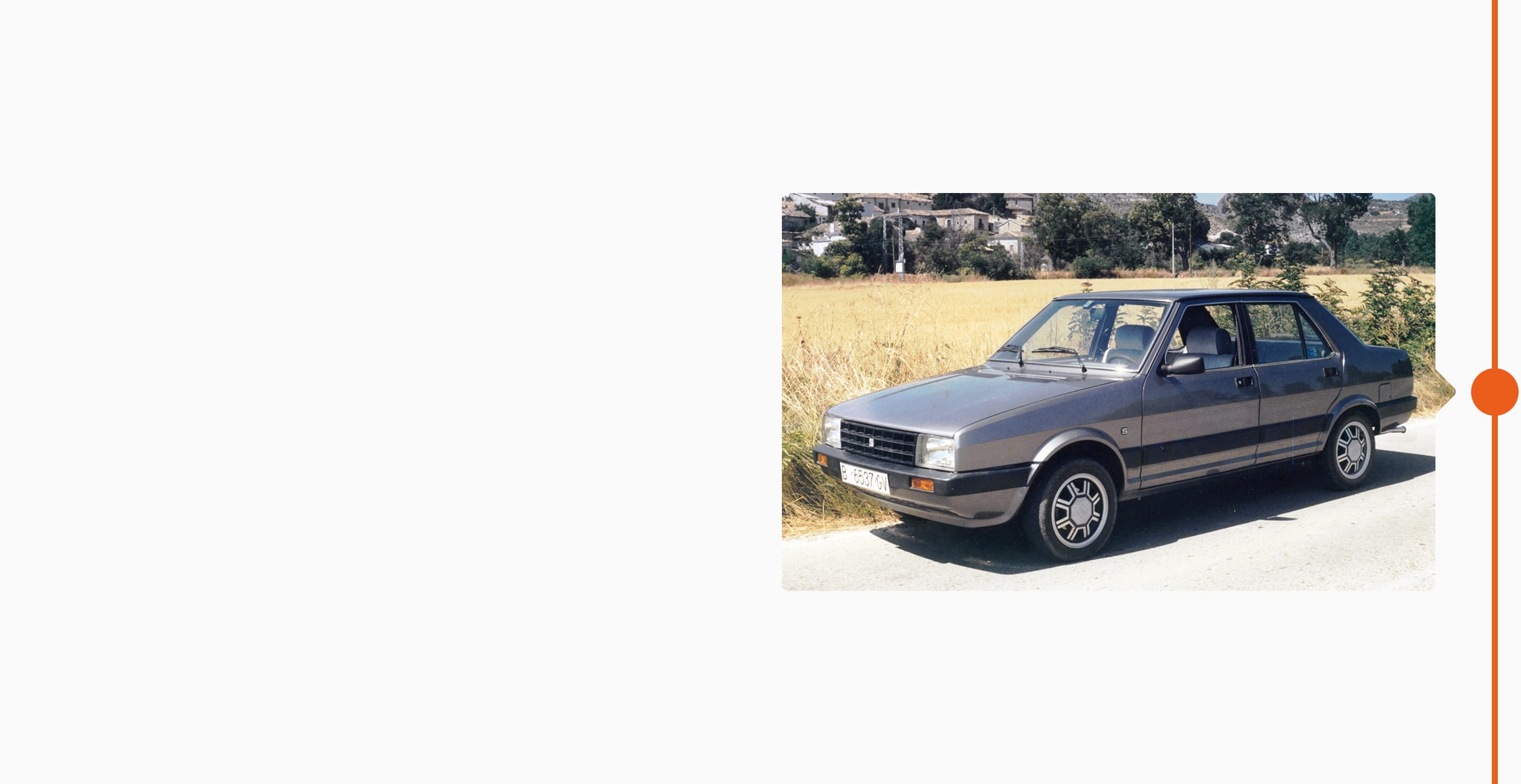 SEAT brand history 1985 - SEAT Malaga family sedan car