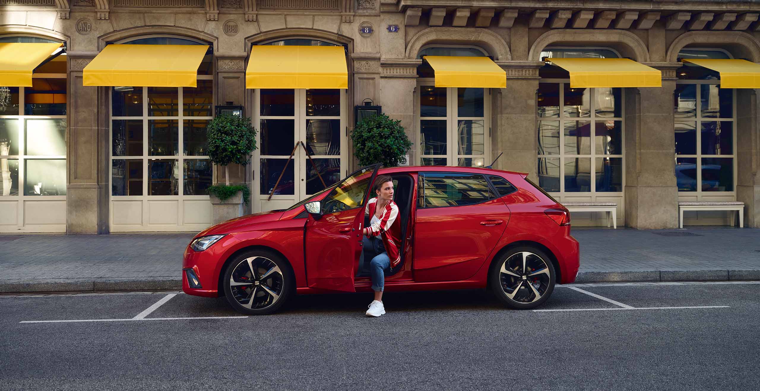 Friends with SEAT Ibiza PA Red Desire colour